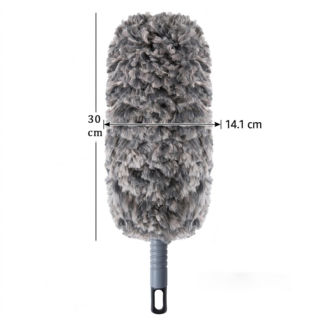 Darorentacosh Manual Car Vacuum Duster - Instantly Grabs Dust & Pollen, Safe for All Interior Surfaces, Lightweight and Compact Storage