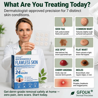 👩‍⚕️🏆 𝐎𝐟𝐟𝐢𝐜𝐢𝐚𝐥 𝐒𝐭𝐨𝐫𝐞 | GFOUK® 🌿 𝐁𝐨𝐭𝐚𝐧𝐢𝐜𝐚𝐥 𝐌𝐢𝐜𝐫𝐨𝐧𝐞𝐞𝐝𝐥𝐞 𝐇𝐲𝐝𝐫𝐨𝐜𝐨𝐥𝐥𝐨𝐢𝐝 𝐏𝐚𝐭𝐜𝐡 (𝐅𝐨𝐫 𝐒𝐤𝐢𝐧 𝐓𝐚𝐠𝐬, 𝐒𝐦𝐚𝐥𝐥 𝐒𝐤𝐢𝐧 𝐆𝐫𝐨𝐰𝐭𝐡𝐬, 𝐖𝐚𝐫𝐭𝐬, 𝐌𝐨𝐥𝐞𝐬, 𝐀𝐠𝐞 𝐒𝐩𝐨𝐭𝐬 & 𝐏𝐢𝐠𝐦𝐞𝐧𝐭𝐚𝐭𝐢𝐨𝐧 𝐂𝐨𝐧𝐜𝐞𝐫𝐧𝐬)