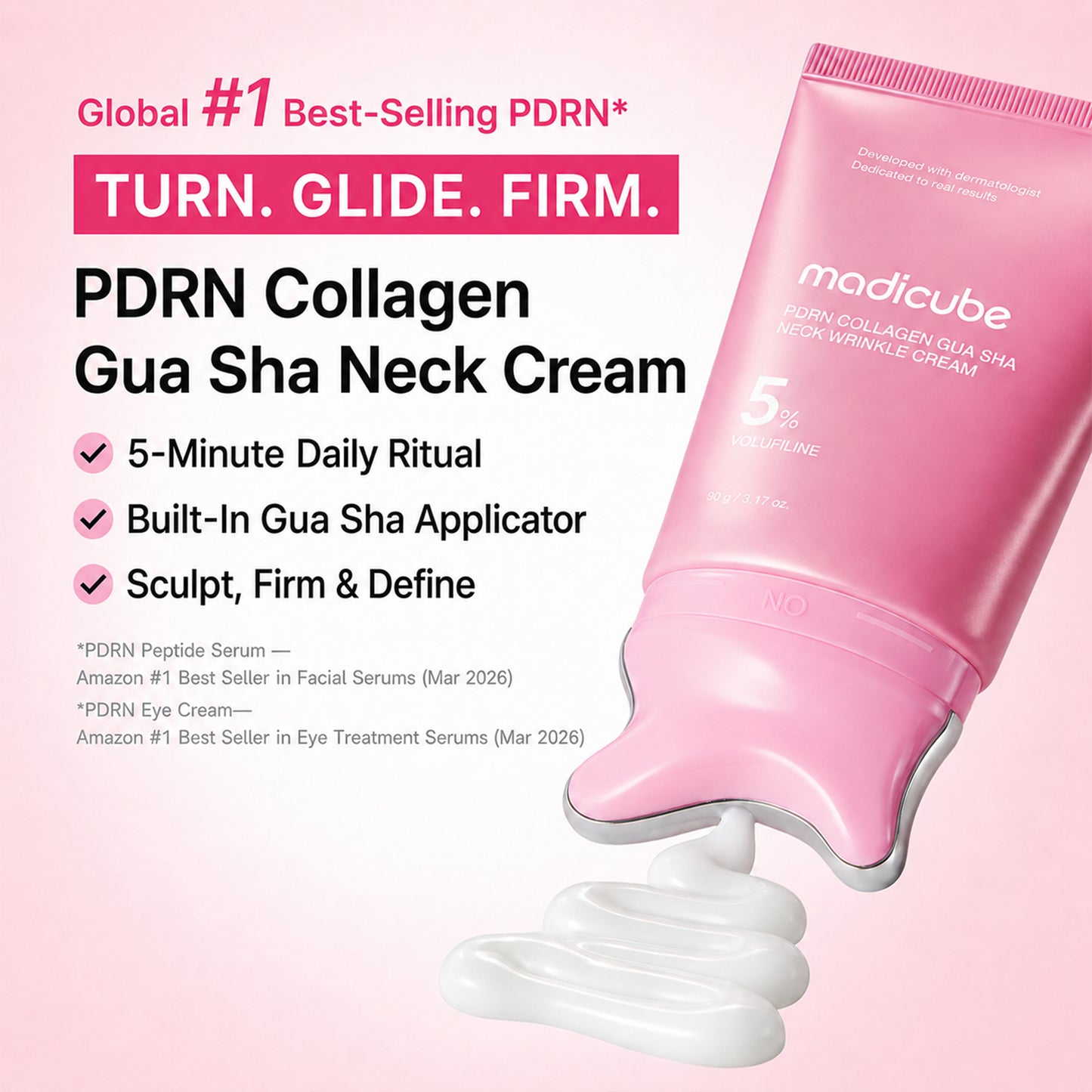 PDRN Collagen Gua Sha Neck & Jawline Cream (with 5% Volufiline)