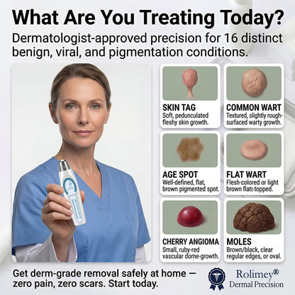 💕Official Brand Shop | Rolimey® 7-Day Roll-On for Skin Spots and Skin Tags – Pain-Free & Scar-Free