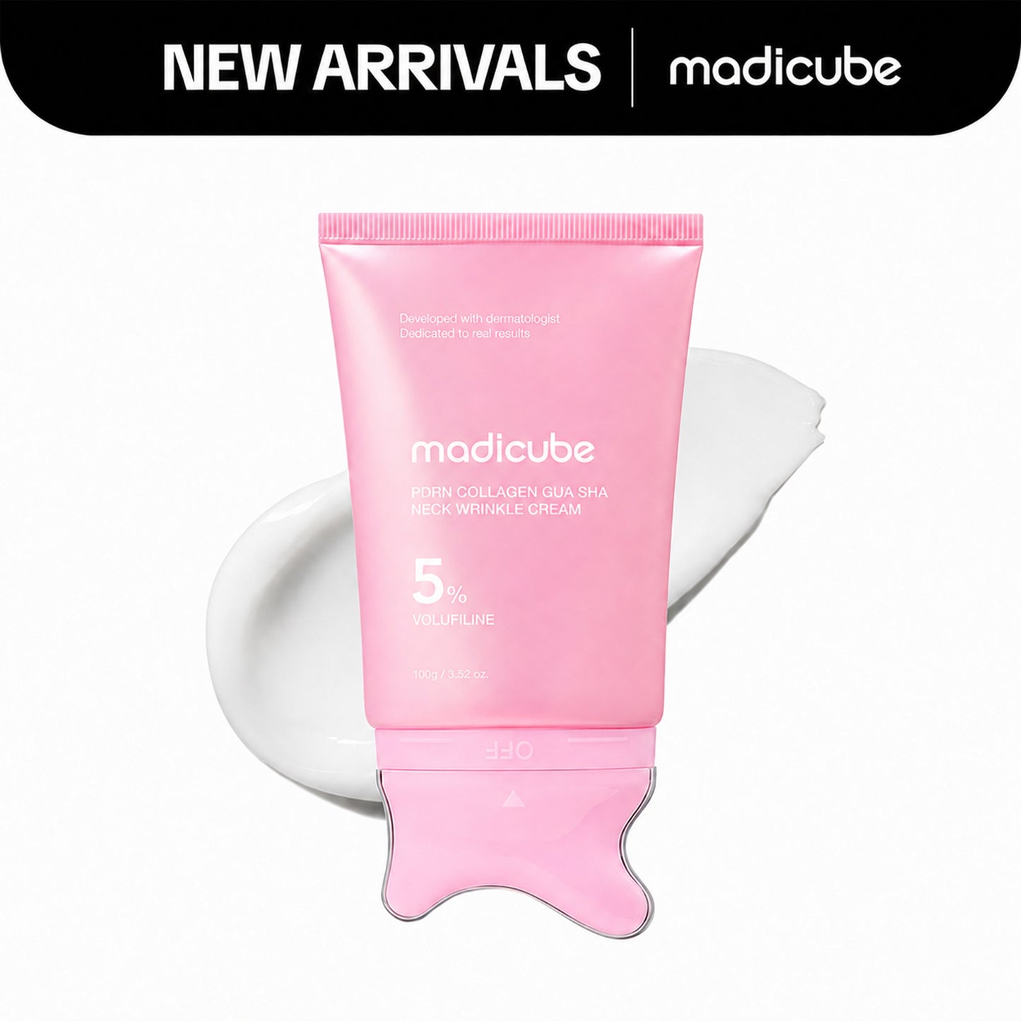 PDRN Collagen Gua Sha Neck & Jawline Cream (with 5% Volufiline)