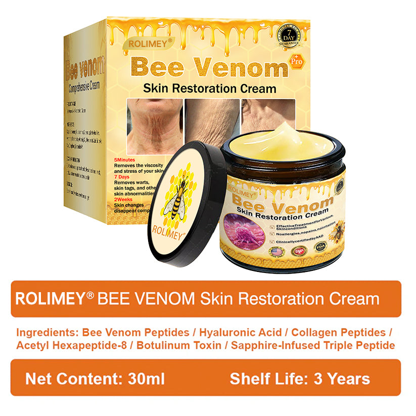 🌟💎 Rolimey® Bee venom Pro Comprehensive Cream —Tightening for Skin Types 🔥