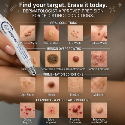 👨‍⚕️Official Brand Shop | 🔥Rolimey® 7-Day Roll-On for Skin Spots and Skin Tags – Pain-Free & Scar-Free