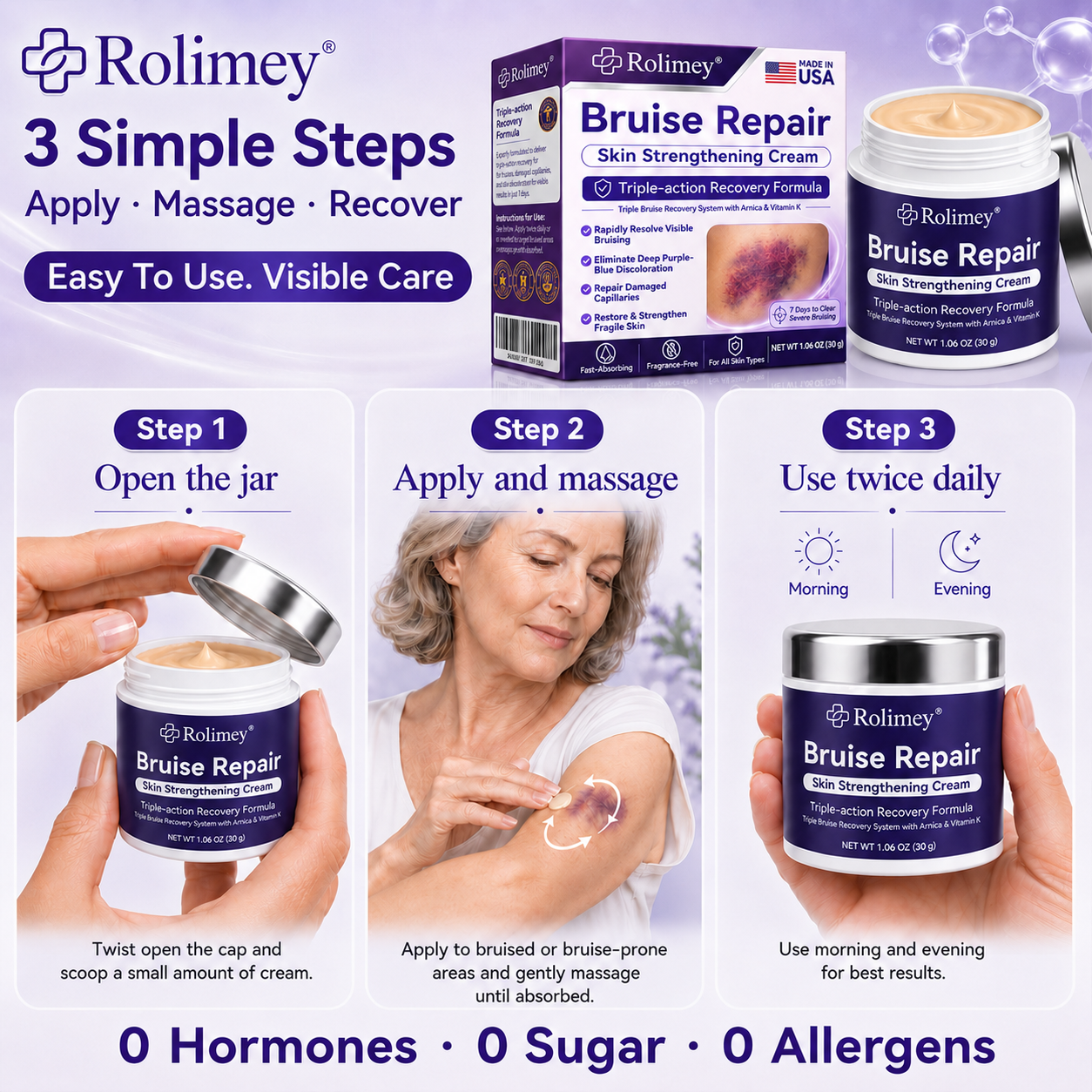 💫Over 100,000 units sold💕 - Rolimey® cream to repair bruises and strengthen the skin