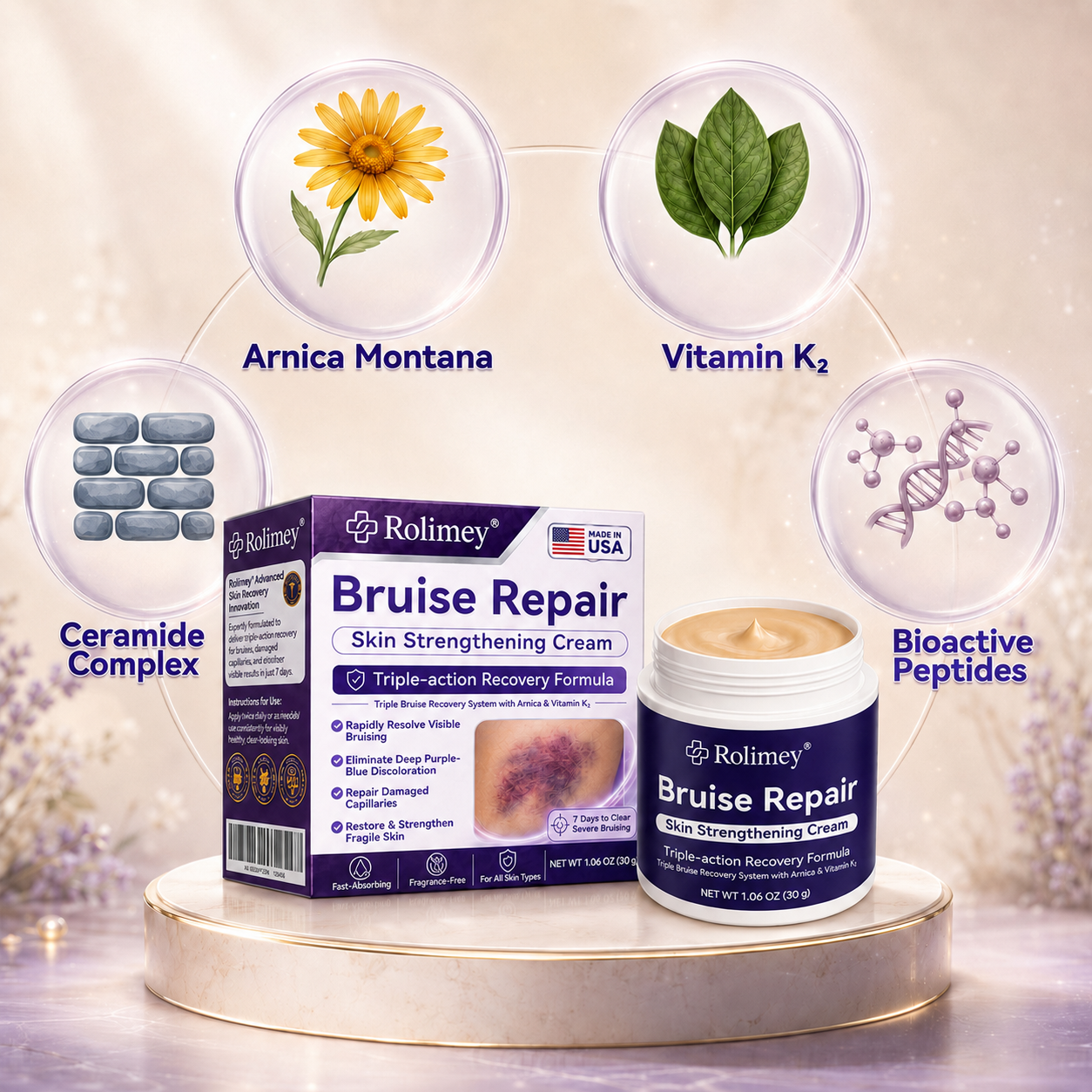 💫Over 100,000 units sold💕 - Rolimey® cream to repair bruises and strengthen the skin